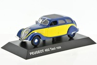 Taxi Peugeot 402 Taxi Blue / Yellow 1939 1/43 Norev