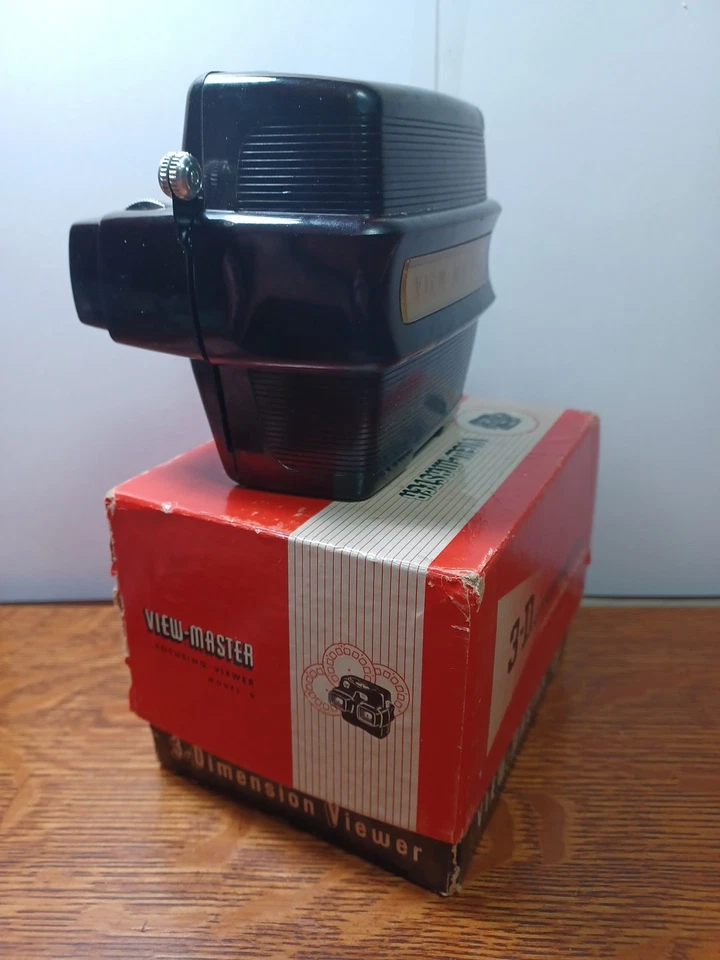 View Master Model "D” Viewer Not Working Parts Restoration W/ box as is JRRDS - Image 4 of 4