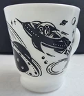 Vintage Hazel Atlas Buck Rogers Child’s Milk Glass Mug – Space Age Sci-Fi
