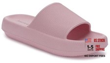 Pillow Slippers for Women and Men Thick Sole Ultra 6-7 Women/4.5-5.5 Men Pink