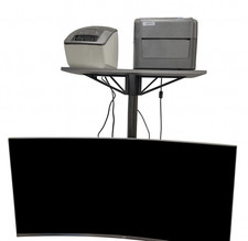 Monitor Stand platform for label printer, network equipment etc. fits Duronic