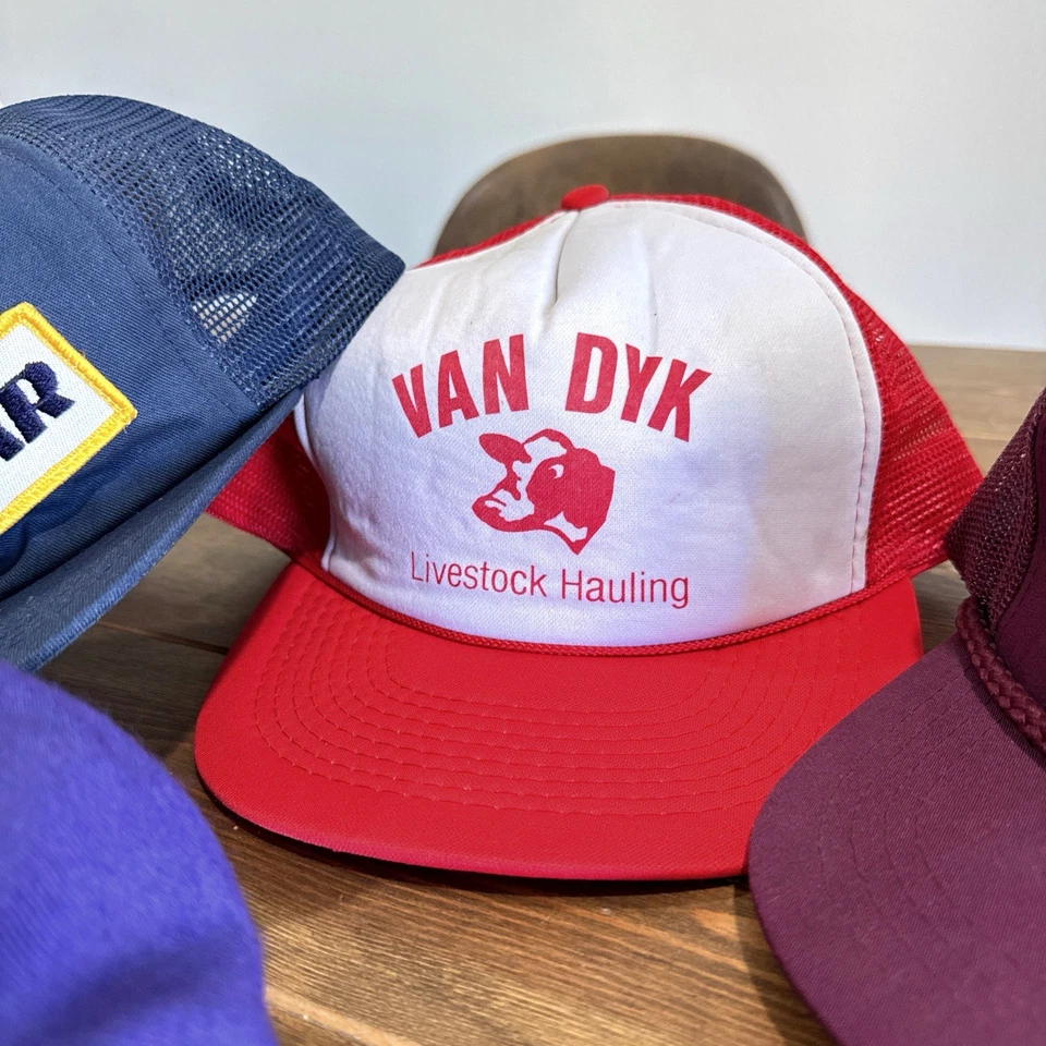 Paquete De Colección de 4 Gorra Snapback Goodyear PRCA Rodeo Ganado Malla Camionero Foto 4 de 4