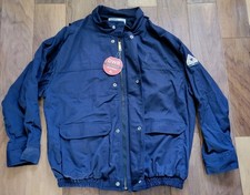 Bulwark FR Work Jacket Fire/Rain Resistant JLJ6NV Men Size 3XL/Reg Navy Blue