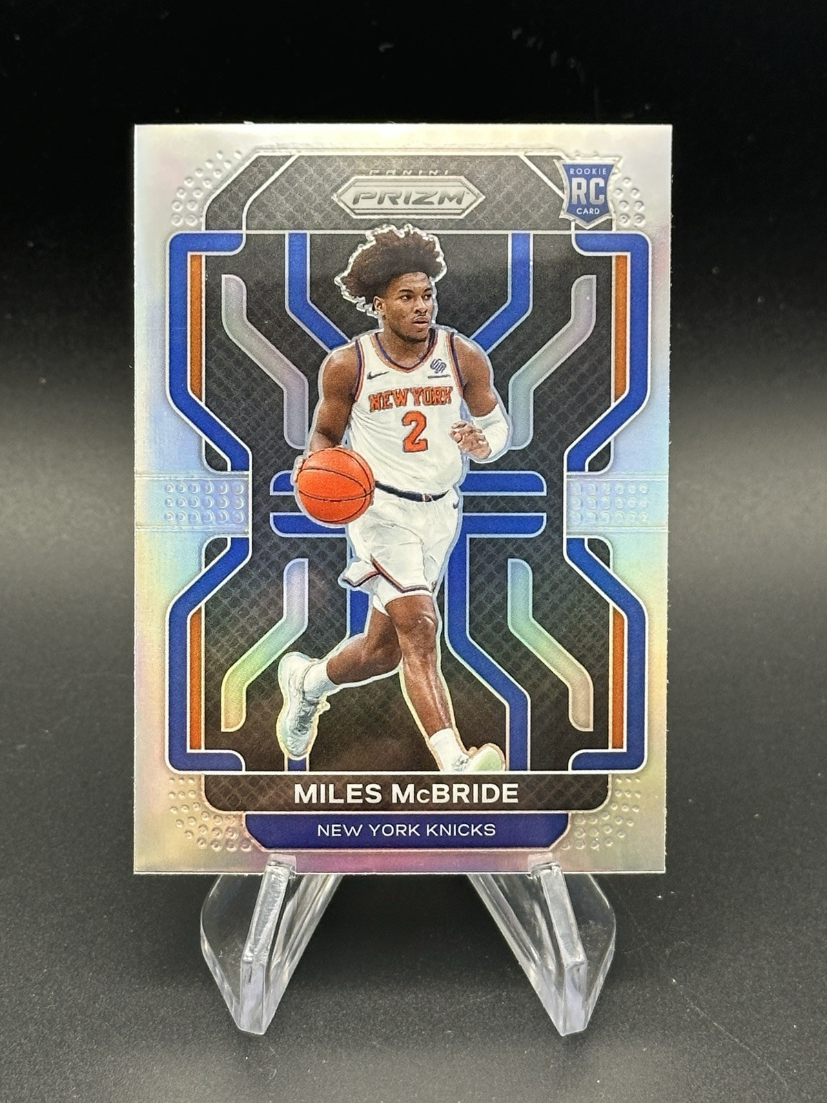 2021-22 Panini Prizm #283 - Miles McBride - RC - Silver -New York Knicks