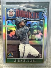 2025 BOWMAN CHROME LUISANGEL ACUNA #ROY-4 DIE CUT Baseball CARD NY METS RC