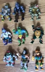 Vintage TMNT Teenage Mutant Ninja Turtles Action Figure Lot of 9