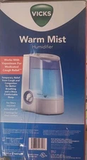 Vicks V745A/V745-JUV Warm Mist Humidifier - White