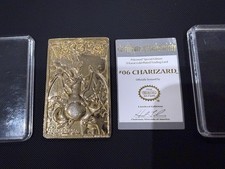 Charizard Pokemon 23K Gold Plated Trading Card Burger King 1999