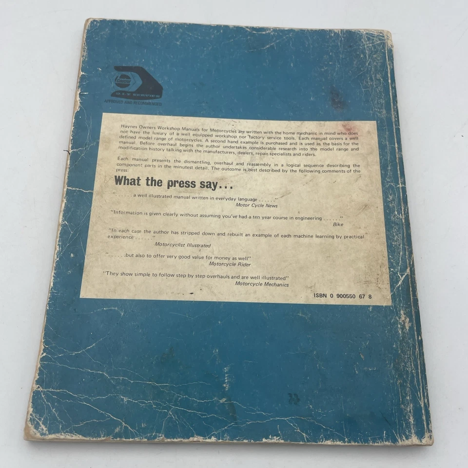 Honda CB 125 160 175, & 200 Twins (1964-) Haynes Workshop Manual Paperback C4 - Image 2 of 4