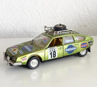 Vintage Modellauto Polistil Citroen CX 2200 "Rallye du Maroc" Maßstab: 1:25