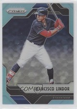 2017 Panini Chronicles Prizm Light Blue Prizm 36/299 Francisco Lindor #49 0d8h