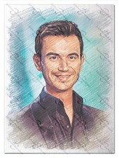 Florian Silver Iron--4FE6--Print Keychain