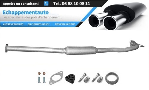 Silencieux central Nissan X-Trail 2.2 D pot échappement intermédiaire 2001-2003 OE 203008H800