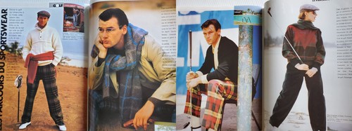 1983 Fr VOGUE Hommes magazine ROGER MOORE James Bond APPLE AD Lambert Wilson - Picture 14 of 15
