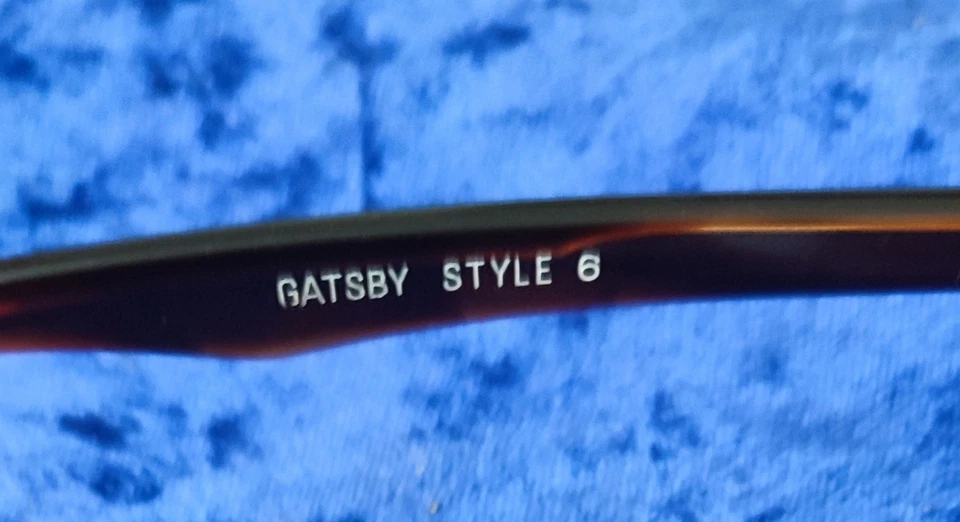 B&L Ray-Ban Gatsby Style 6 ovale Sonnenbrille braun Metall & Kunststoff - Bild 3 von 4
