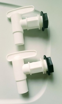 zwei Stück Hahn für Regentonne Graf Auslaufhahn 3/4'' mit Dichtungsringen