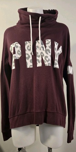 VictoriaS Secret PINK Size S/P Hoodie Pullover Purple / Pink logo - Picture 1 of 4
