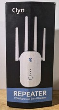 Clyn Wifi repeater 1200 mbps Dual Band.