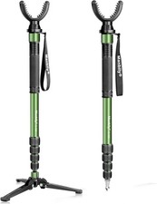 Shooting Stick Monopod W/ Tri-Stand Tripod Base W/ Removeable U-Shaped Yoke