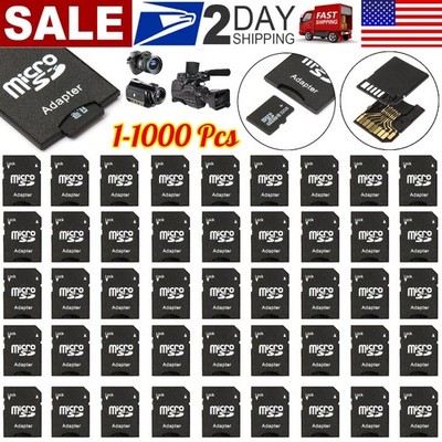 Micro SD Adapter TransFlash TF To SD SDHC Memory Card Adapter Converter LOT