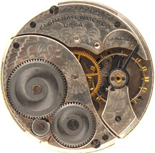 1925 ELGIN POCKET WATCH MOVEMENT 27928977 GRADE 303 12s 7j LC