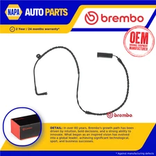 Brake Pad Wear Indicator Sensor fits BMW 525 TDS E39 2.5D Front 96 to 04 Brembo