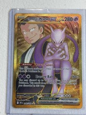 Team Rocket's Mewtwo ex 240/182 Hyper Rare Gold Destined Rivals Pokemon on eBay