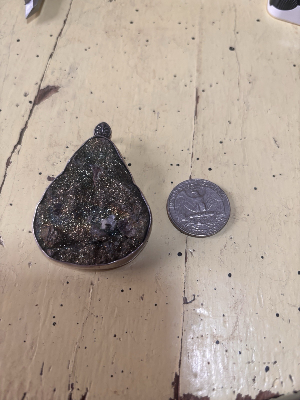 Signed Artisan Michael DeCorte Druzy, Sterling Si… - image 13