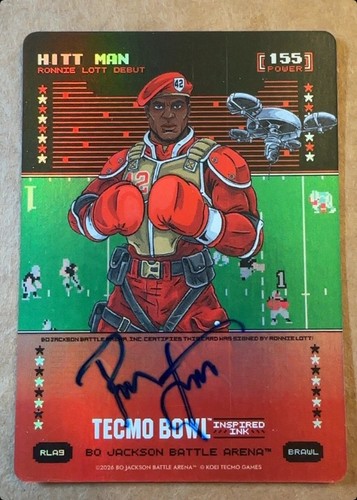 Hitt Man - Bo Jackson Battle Arena - Ronnie Lott - Inspired Ink - Brawl - RLA9