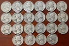 Lot of 22 1932-1948 Silver Washington Quarters