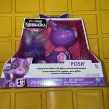 Spin Master Zoomer Meowzies Lux Posh 2016 Interactive Cat Kitten - NEW