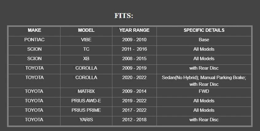 REAR TOYOTA TUNDRA SEQUOIA GENUINE OEM LEXUS LX570 NEW BRAKE PADS 04466-AZ208 - Image 2 of 3