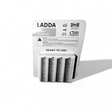 NiMH AA HR6 1.2 V Rechargeable Batteries 4-Pack 1900mAh