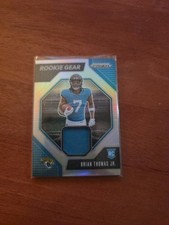 2024 Panini Prizm Brian Thomas Jr. Silver Prizm Rookie Gear Patch-#RG-BTJ  RC