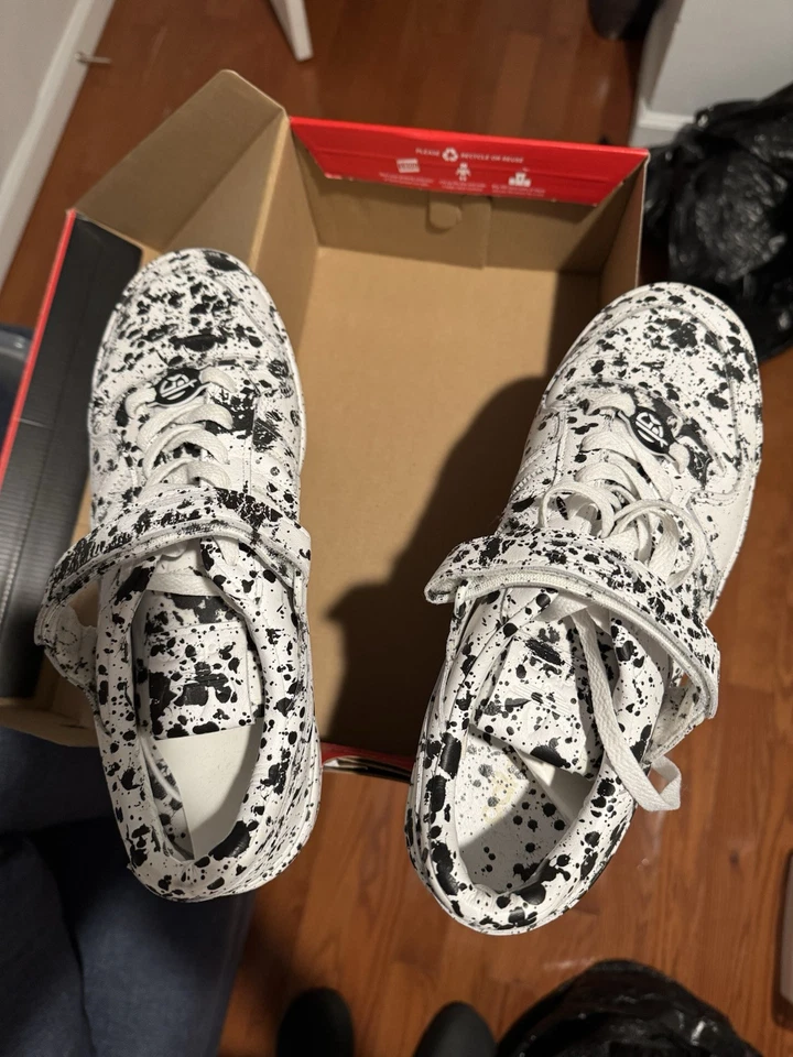 Adidas Forum 84 Low Limited Artist Edition Lucien Smith Paint Splatter Size 10.5 - Image 2 of 4