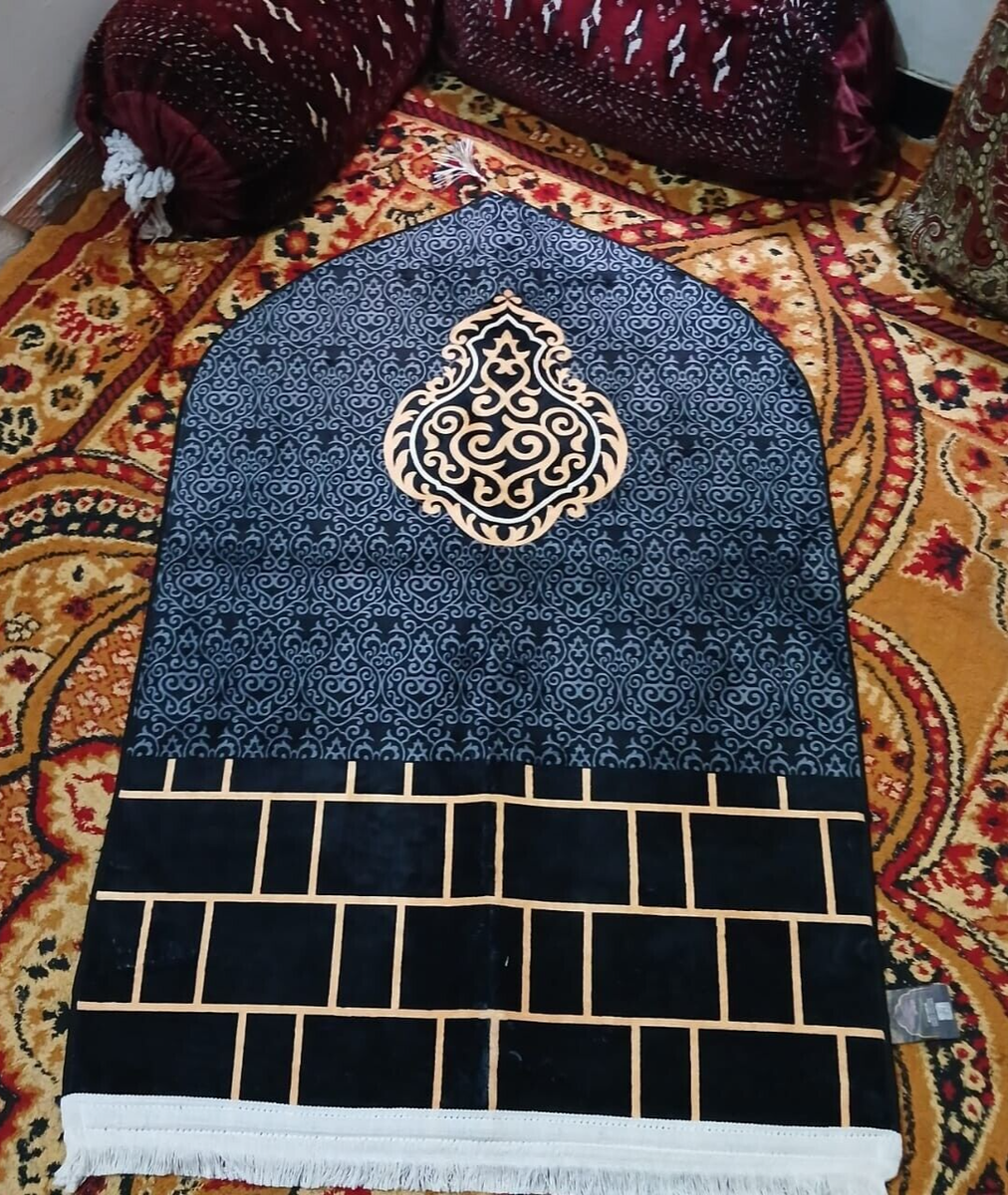 MUSLIM PRAYER MAT JAINAMAZ CARPET RUG SOFT AND THICK -80X120 CM 3D