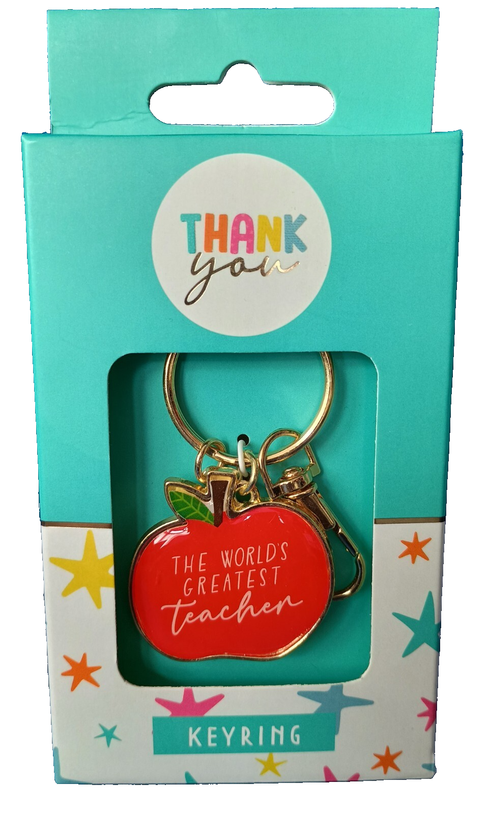 Thank You Teacher The Worlds Greatest Teacher Key Ring End Of Year Teaching Gift