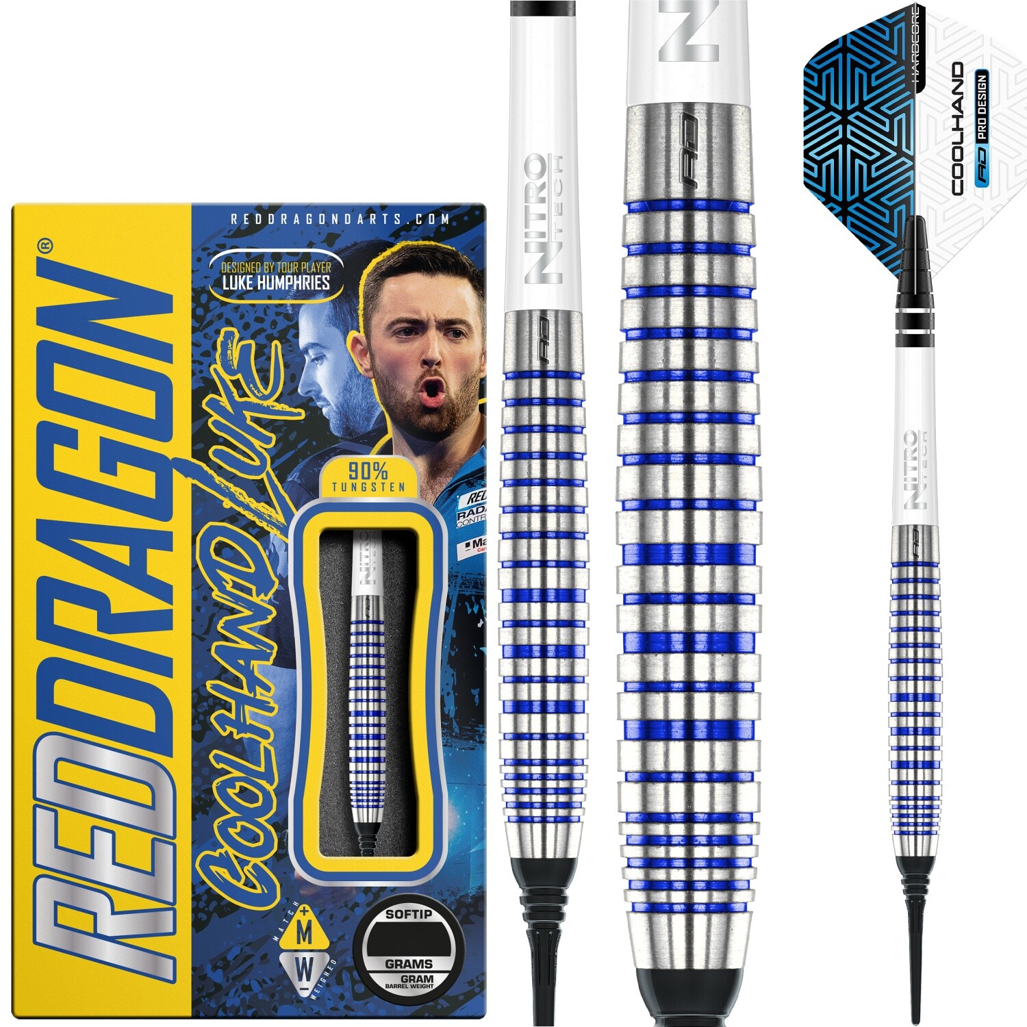 Красный дракон - Люк Хамфрис TX3 Cool Blue SE - Softdart