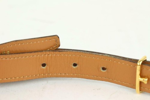 Hermès 18mm Black x Gold Harp Belt 1018h4 - Picture 9 of 12