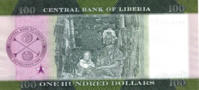 Liberia 100 Dollars P New 2022 New Design UNC - Foto 7