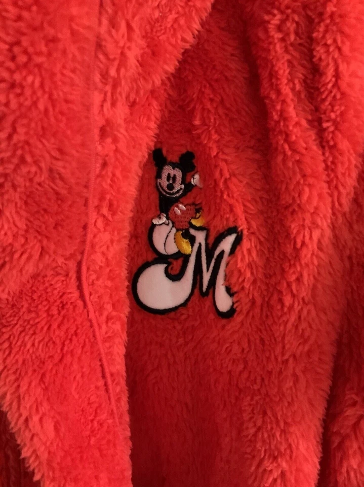 Disney Store Mickey Mouse and Friends Fleece Bathrobe Hooded Size 7/8 NWT - Image 4 of 4