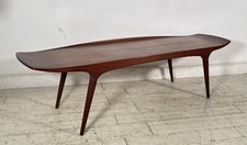 TAVOLINO SALOTTO DESIGN DANESE ANNI 60/70 ATTR. Mogens Koch IN TEAK TABLE BASS