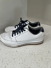 Callaway White/Navy Leather Golf Shoes M336-01 - SIZE 10