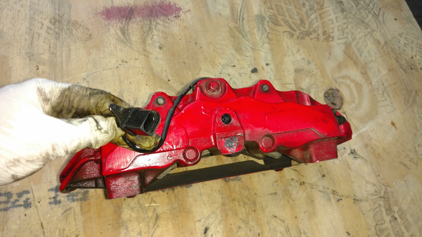 LAMBORGHINI GALLARDO LP560 FRONT LEFT BRAKE CALIPER OEM 400615105AM 