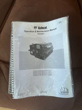 BOBCAT Sweeper Attachment Operation & Maintenance Manual P/N 7420888
