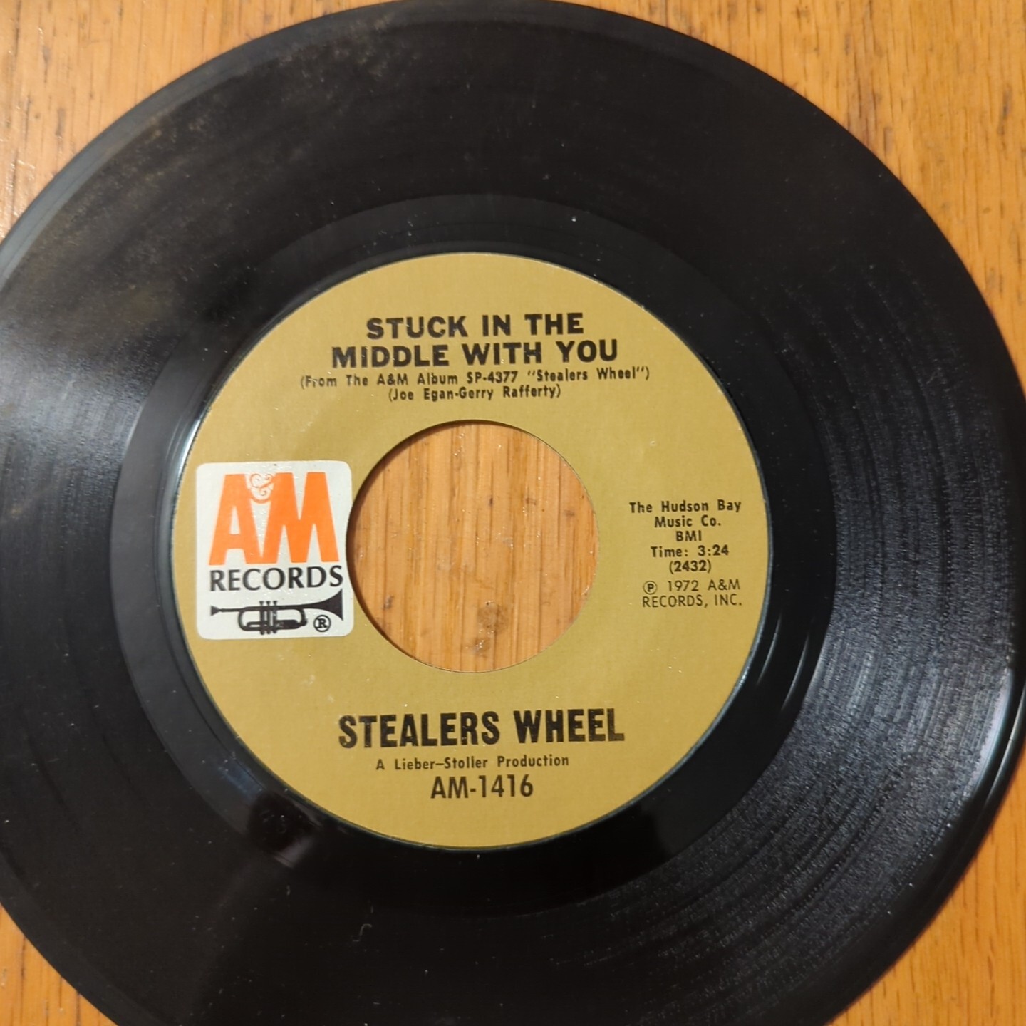 Stealers Wheel – Stuck In The Middle With You/Jose 1972 A&M Rock