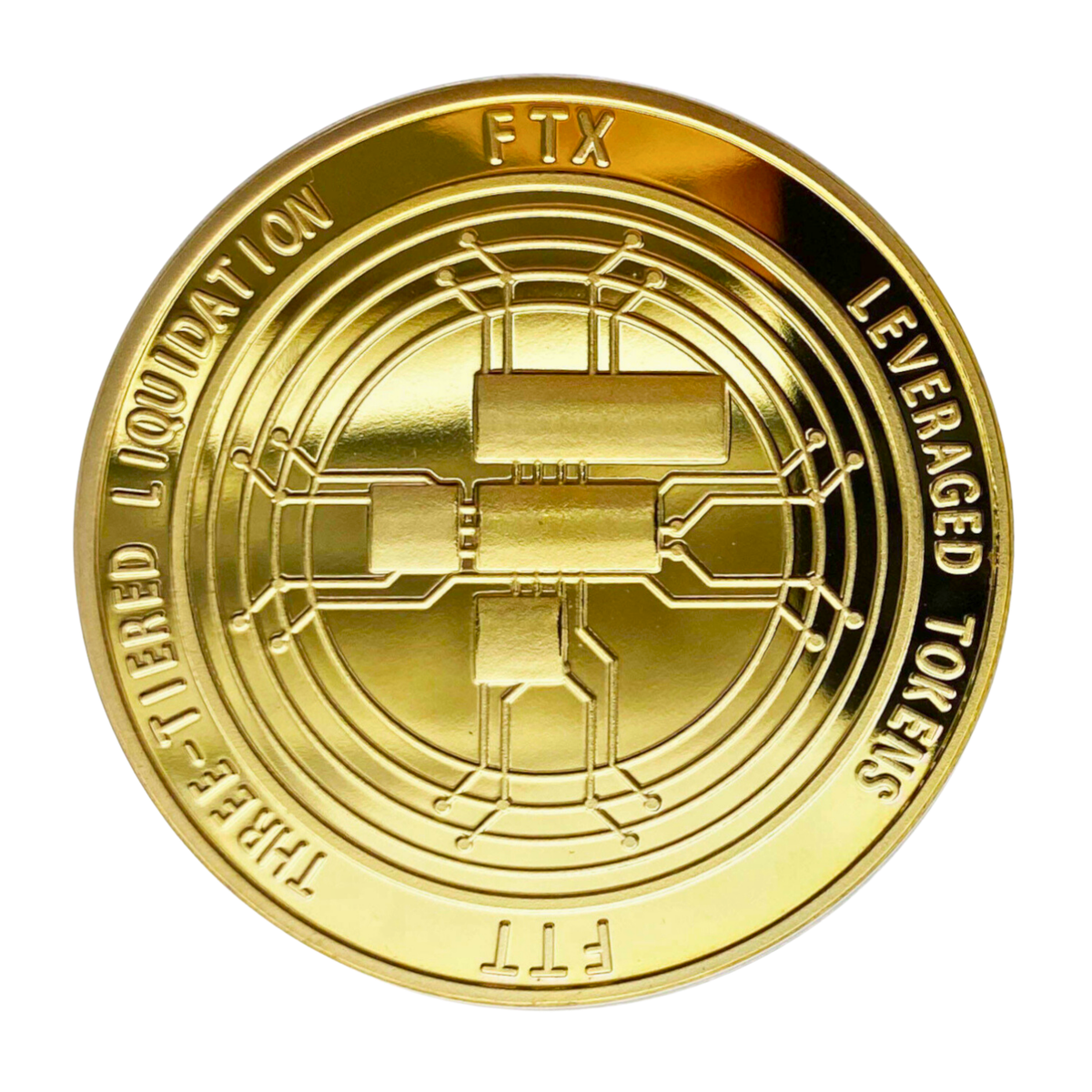 FTX | FTT (18k Gold Plated 2022 Edition) Physical Crypto Coin Novelty  Souvenir | eBay