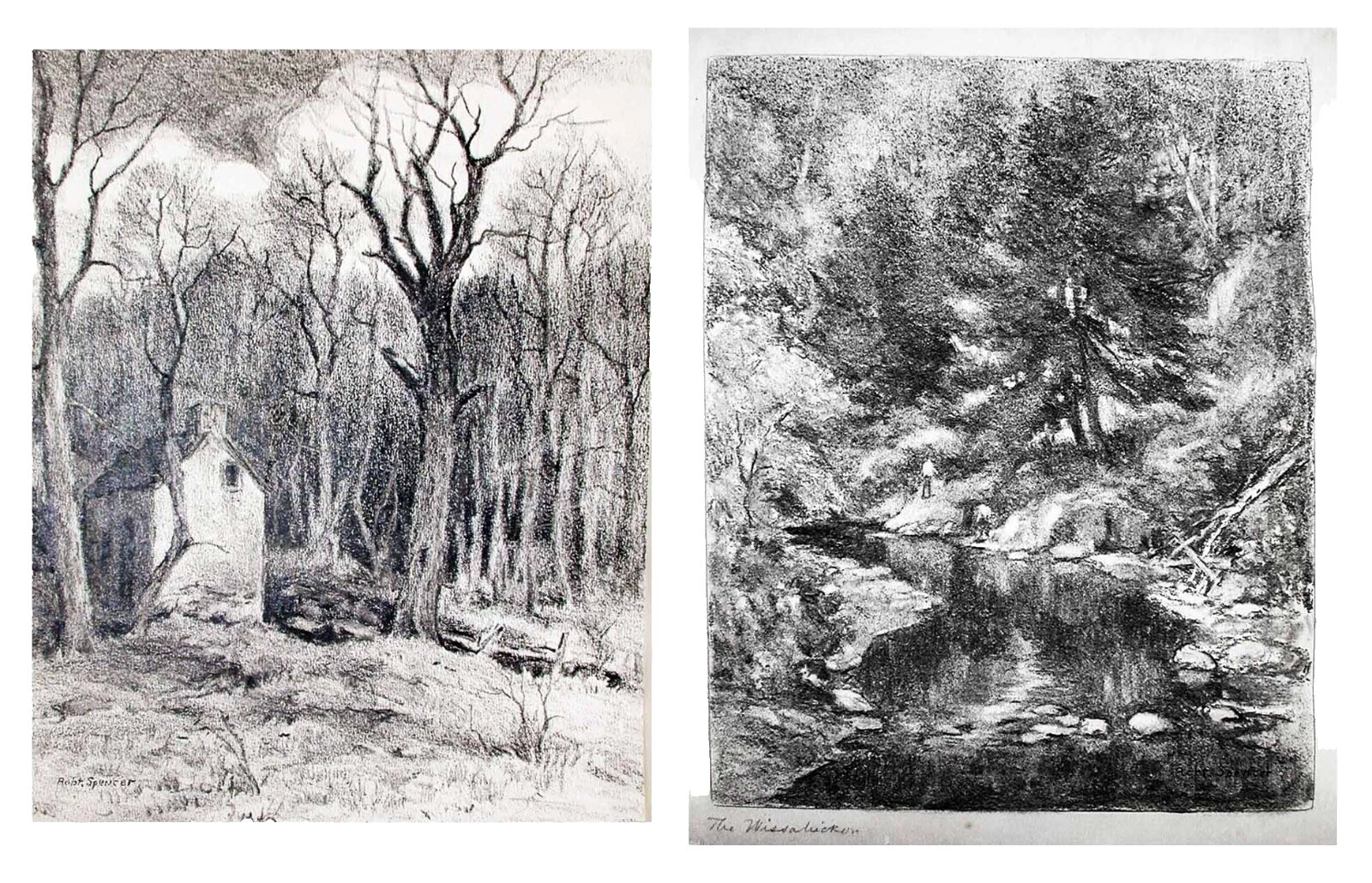 IMPRESIONISMO PAISAJE Arte dibujos de carbón