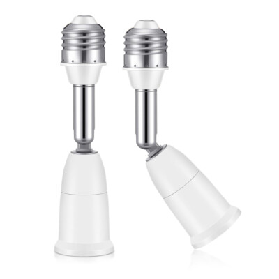 E26 E27 Light Bulb Socket Flexible Extension Adapter Standard Medium Base