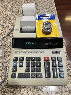 Sharp Compet VX-1652 10 Digit Desktop Electronic Printer Calculator